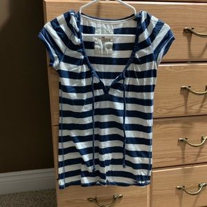 Hollister tie neck top